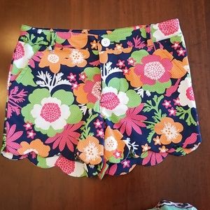 Girls Button Shorts